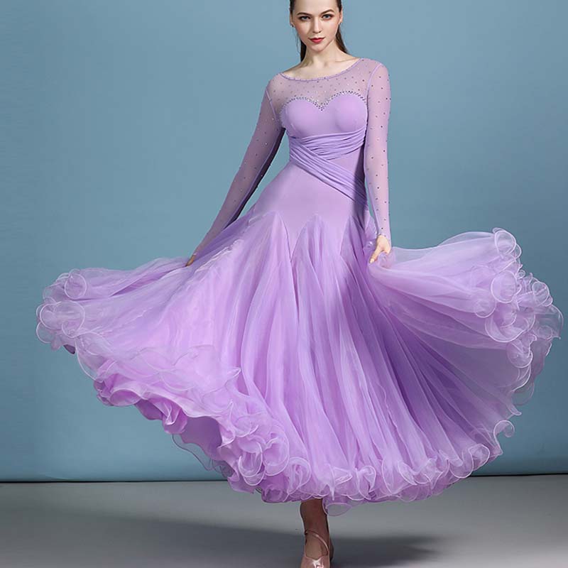 Modern Dance Dress Ballroom Dance Dress Waltz Big Swing Dress Danceandsway DanceandSway