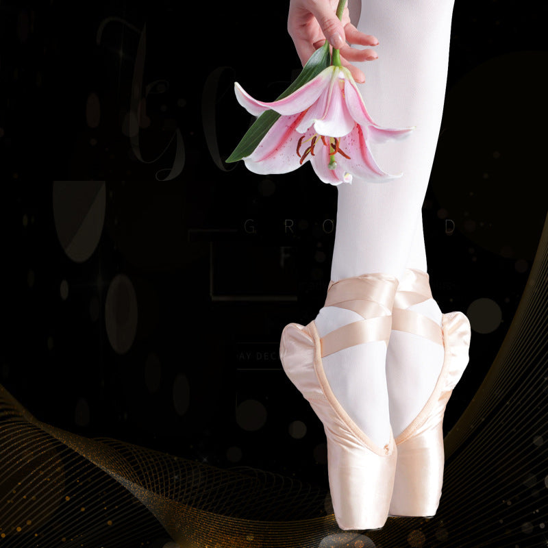 Satin Pointe Shoes For Girls And Ladies Professional Ballet Dance